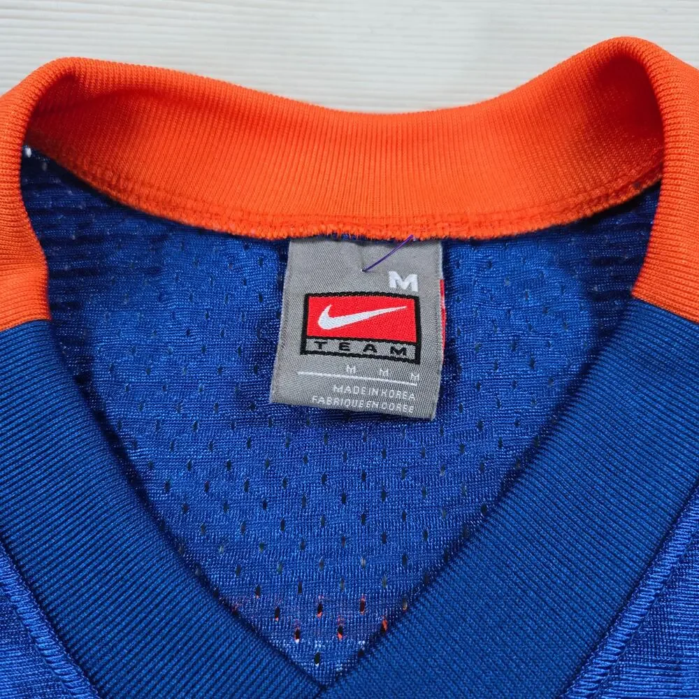Vintage Nike Team Boise State University #1 Blue Football Jersey Men Size Medium